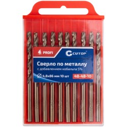 Сверло по металлу cutop profi с кобальтом 5%, 4,8 x 86 мм