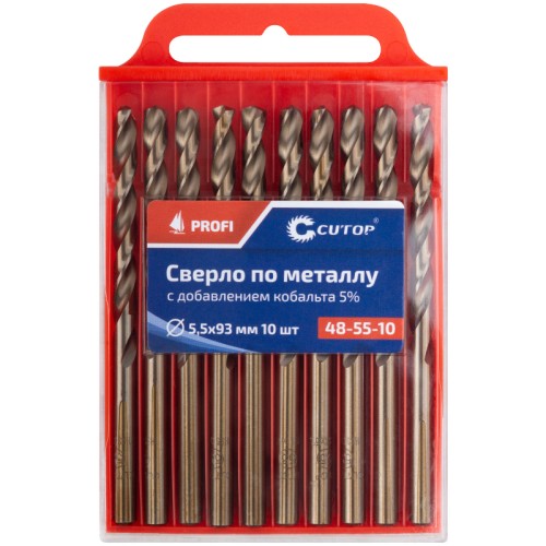 Сверло по металлу cutop profi с кобальтом 5%, 5,5 x 93 мм Сверло по металлу cutop profi с кобальтом 5%, 5,5 x 93 мм