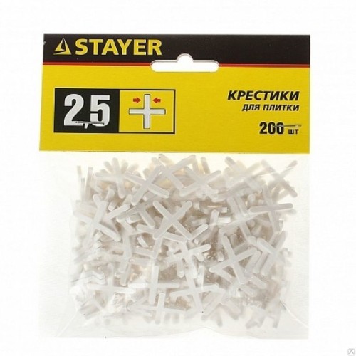 Крестики для плитки 2,5 мм, 200 шт, STAYER