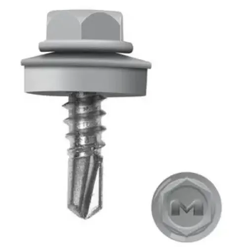 4,8х70 Саморез кровельный Daxmer RAL 7004 сверло №1 (100шт)