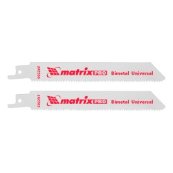 Полотна универсальные для сабельной пилы S922VF,125/1,8 - 2,5 мм,Bimetal,2 шт., PRO// Matrix