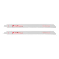 Полотна универсальные для сабельной пилы S1222VF,275/1,8-2,5 мм, Bimetal, 2шт., PRO// Matrix
