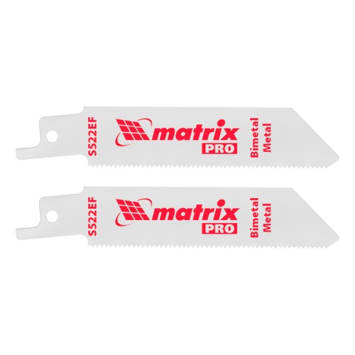 Полотна по металлу для сабельной пилы S522EF 75 / 1,4 мм, Bimetal, 2 шт., PRO// Matrix