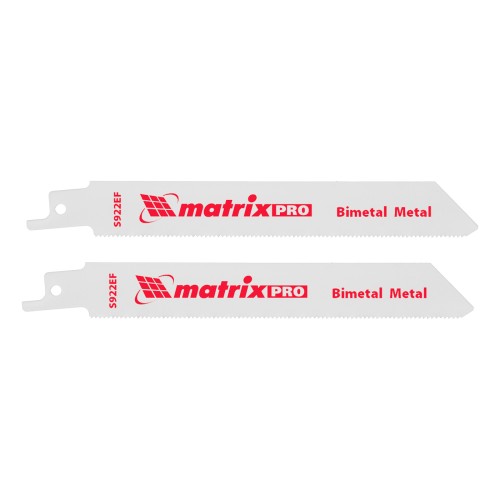 Полотна по металлу для сабельной пилы S922EF 125 / 1,4 мм, Bimetal, 2 шт., PRO// Matrix