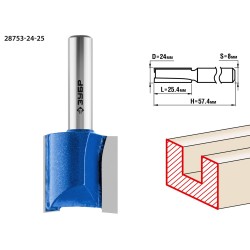 Фреза пазовая прямая 24 x 25 мм, хвостовик 8 мм, ЗУБР