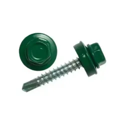 4,8х19 Саморез кровельный (СТАНДАРТ) RAL 6005 сверло №2