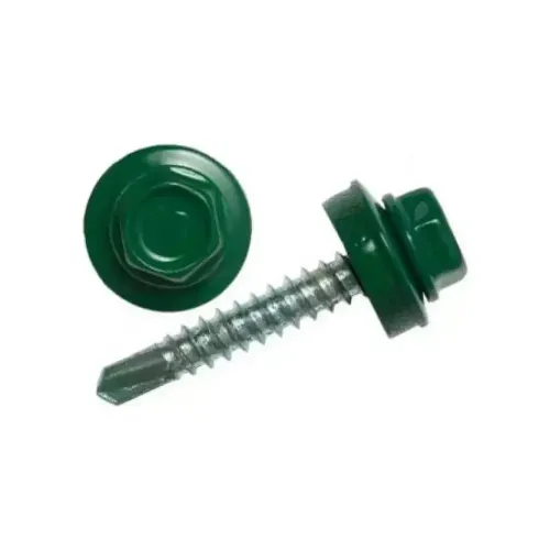 5,5х19 Саморез кровельный (СТАНДАРТ) RAL 6005 сверло №3