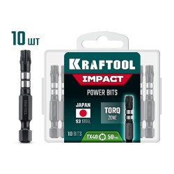 Бита ударная TX 40, 50 мм, KRAFTOOL Impact