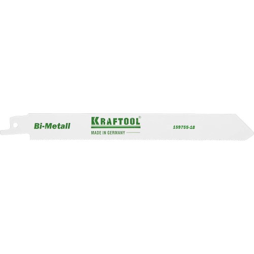 Полотно для сабельной пилы S1122EF, по металлу, Bi-Met,шаг 1.4 мм, 180 мм, KRAFTOOL