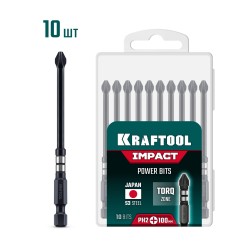 Бита ударная PH 2, 100 мм, KRAFTOOL  Impact