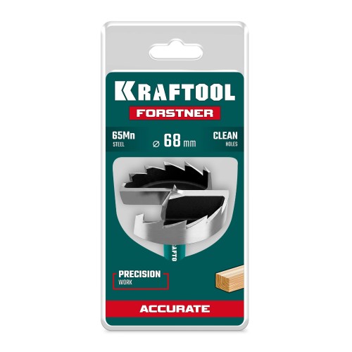 Сверло Форстнера d 68 мм, KRAFTOOL