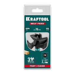 Сверло по дереву самоврезающееся SELF FEED d 76 мм, KRAFTOOL