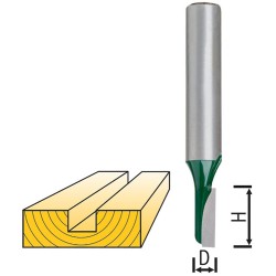 Фреза пазовая прямая с одним лезвием DxHxL=5х13х54 мм, FIT
