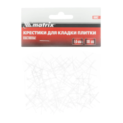 Крестики, 1.0 мм, для кладки плитки, 100 шт Matrix