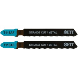 Полотна по металлу, Bimetal, фрезерованные, 76/51/1,1 мм (T118AF), 2 шт. FIT