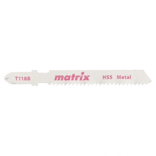 Полотна для электролобзика по металлу, 3 шт, T118B, 50 x 2 мм, HSS Matrix