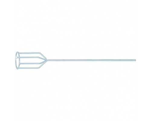 Миксер для гипсовых смесей, 80 х 530 мм, оцинкованный, шестигранный хвостовик 8 мм Matrix