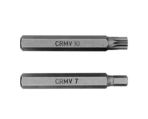 Набор бит HEX, Torx , SPLine, хвостовик-шестигранник 1/2, CrV, 42 шт. Stels