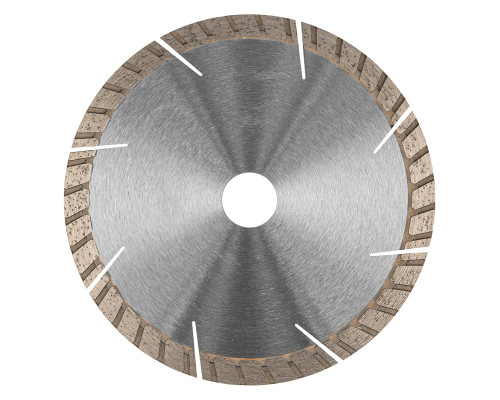 Диск алмазный, 150 х 22.2 мм, турбо-сегментный, сухая резка Gross