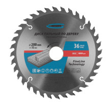 Пильный диск по дереву 200 x 32/30 x 36Т Gross