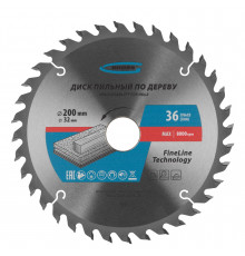 Пильный диск по дереву 200 x 32/30 x 36Т Gross