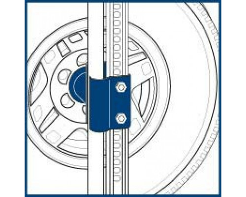 Устройство для крепления реечного домкрата к запасному колесу Stels