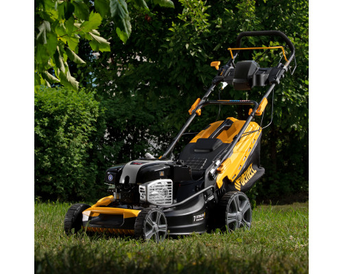 Газонокосилка бензиновая GLD-520SP-BS, 163 см3, Briggs Stratton, ширина 52 см, привод, 60 л Denzel