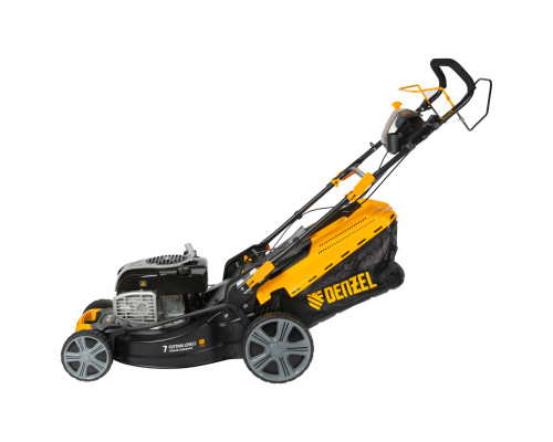 Газонокосилка бензиновая GLD-520SP-BS, 163 см3, Briggs Stratton, ширина 52 см, привод, 60 л Denzel