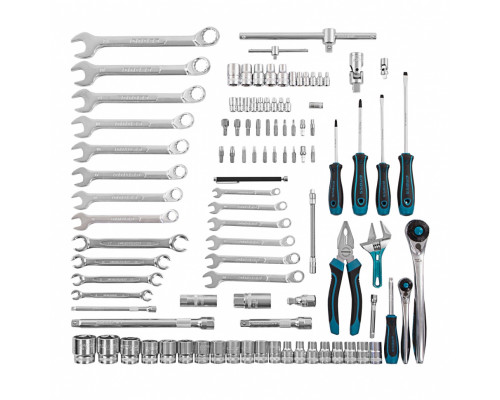 Набор инструментов, 1/4', 1/2', CrV, 120 зубьев, 101 предмет Gross