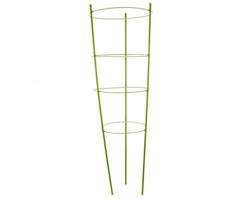 Поддержка для растений круглая H 90 см, металл в пластике, 4 кольца Palisad