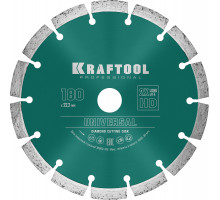 KRAFTOOL LASER-UNIVERSAL 180 мм (22.2 мм, 10х2.6мм), алмазный диск (36680-180)