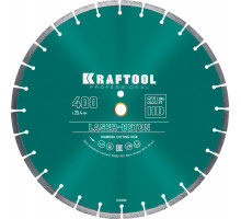 KRAFTOOL LASER- BETON 400 мм (25.4/20 мм, 10х3.4 мм), алмазный диск (36686-400)