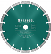 KRAFTOOL LASER-UNIVERSAL 230 мм (22.2 мм, 10х2.8мм), алмазный диск (36680-230)