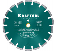 KRAFTOOL LASER-ASPHALT 300 мм (25.4/20 мм, 10х3.2 мм), алмазный диск (36687-300)