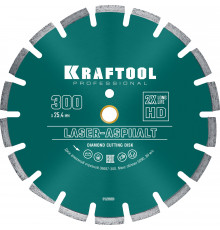 KRAFTOOL LASER-ASPHALT 300 мм (25.4/20 мм, 10х3.2 мм), алмазный диск (36687-300)