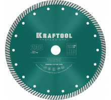 KRAFTOOL TURBO 230 мм (22.2 мм, 10х2.8 мм), алмазный диск (36682-230)