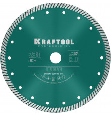 KRAFTOOL TURBO 230 мм (22.2 мм, 10х2.8 мм), алмазный диск (36682-230)