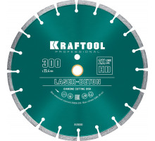 KRAFTOOL LASER- BETON 300 мм (25.4/20 мм, 10х3.2 мм ), алмазный диск (36686-300)