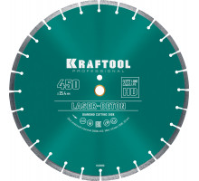 KRAFTOOL LASER- BETON 450 мм (25.4/20 мм, 10х4.0 мм), алмазный диск (36686-450)