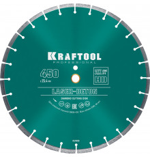 KRAFTOOL LASER- BETON 450 мм (25.4/20 мм, 10х4.0 мм), алмазный диск (36686-450)