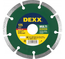 DEXX MULTI UNIVERSAL 125 мм (22.2 мм, 7х1.9 мм), алмазный диск (36701-125)