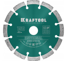 KRAFTOOL LASER-UNIVERSAL 150 мм (22.2 мм, 10х2.4мм), алмазный диск (36680-150)