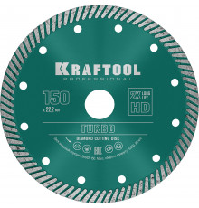 KRAFTOOL TURBO 150 мм (22.2 мм, 10х2.4 мм), алмазный диск (36682-150)