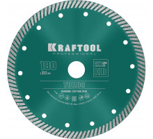 KRAFTOOL TURBO 180 мм (22.2 мм, 10х2.6 мм), алмазный диск (36682-180)