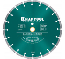 KRAFTOOL LASER- BETON 350 мм (25.4/20 мм, 10х3.2 мм), алмазный диск (36686-350)