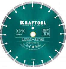 KRAFTOOL LASER- BETON 350 мм (25.4/20 мм, 10х3.2 мм), алмазный диск (36686-350)