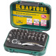 KRAFTOOL Expert 33 шт, Набор бит с мини-трещоткой (26157-H33)