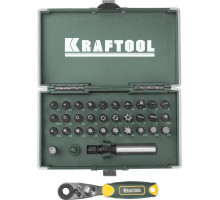 KRAFTOOL X-Drive 33 шт, Набор кованых торсионных бит (26065-H33)