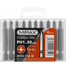 MIRAX PH 1, 50 мм, 10 шт, Биты (26253-1-50-10)