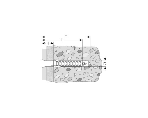 ЗУБР 10 x 100 мм, фасадный дюбель нейлон/цинк, 50 шт (4-301455-10-100)